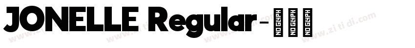 JONELLE Regular字体转换 JONELLE Regular字体转换